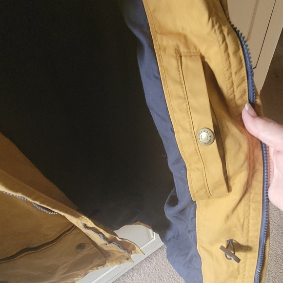 Original Penguin Mustard Brown Colored Anorak Style Jacket Women's Size Small - Picture 7 of 8